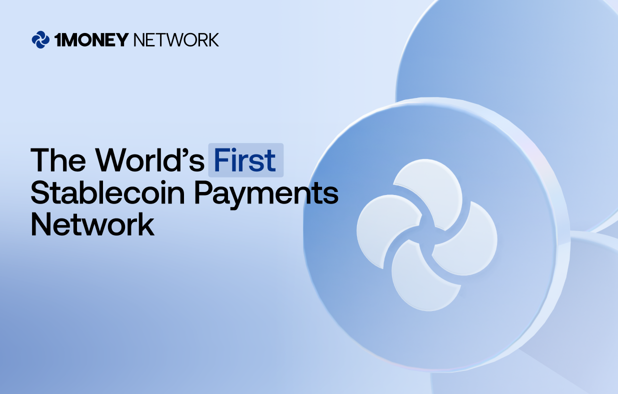 1Money Network Emerges from Stealth with Over $20M in Funding to Build the World’s First Stablecoin Payments Network